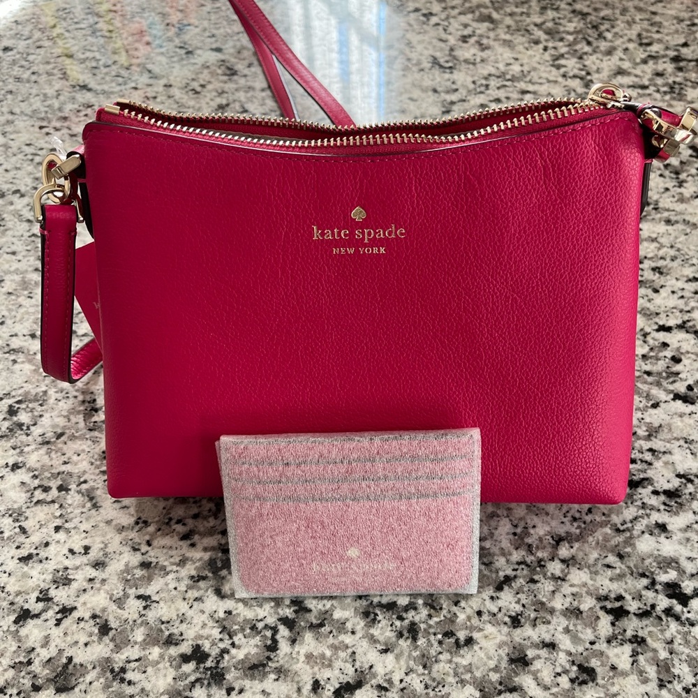 Kate Spade Bailey Crossbody with matching card holder
